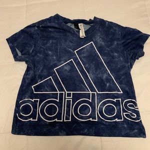 Adidas cropped t shirt